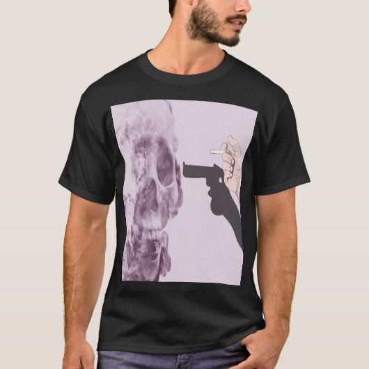 T-shirt Fumer vous fait du mal, art mural imprimable (Devant)
