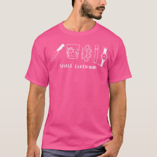 T-shirt Fumeur de cigare gentleman