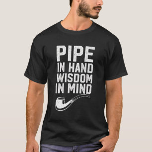 T-shirt Fumeur De Tabac Fumeur Tuyau Dans La Sagesse De La