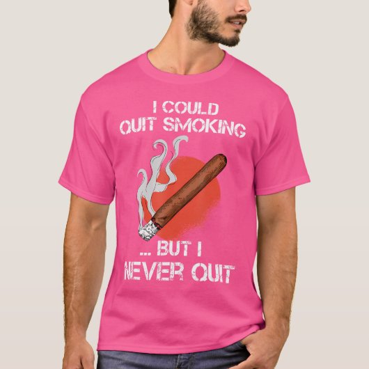 T-shirt Fumeur drôle de cigare (Devant)