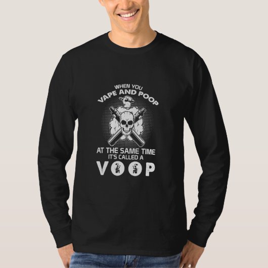 T-shirt Fumeur Quand Vous Videz Et Poop Son Appelé Un Sm V (Devant)