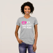 T-shirt Fun #1 Totalement Rockin Chien Maman (gris clair)  (Devant entier)