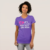 T-shirt Fun #1 Totalement Rockin Chien Maman (violet) T-sh (Devant entier)