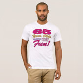 T-shirt Fun 65e anniversaire (Devant entier)