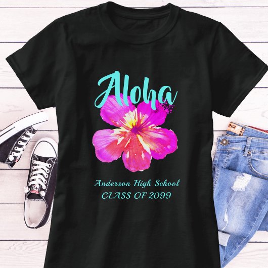 T-shirt Fun Aloha Tropical Luau Party Graduation