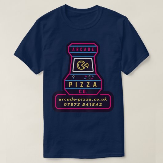 T-shirt Fun Arcde Pizza Merch  (Design devant)
