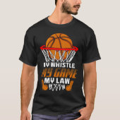 T-shirt Fun Basketball Citations de référence Gift I Hoops (Devant)