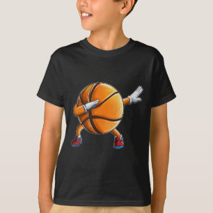 T-shirt Fun Basketball fait Dab Basketball Joueur enfants