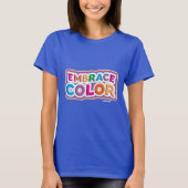 T-shirt Fun Bold brillant Embrasser couleur Epic Motto (Devant)