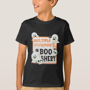 T-shirt Fun Boo Halloween Ghost Ms Multiple Sclerose