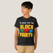 T-shirt Fun Building Blocks Block Party Pre-k Men Women Ki (Devant entier)
