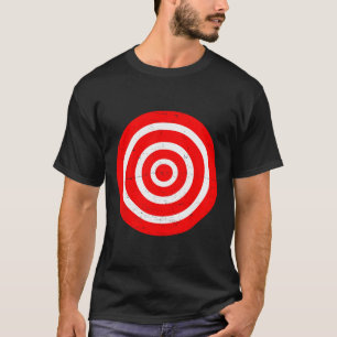 T-shirt Fun Bullseye cible Bulls Prank oeil Prank Gift-tir