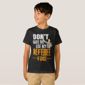 T-shirt Fun Bysketbyll Ref Hoops - Bysketbyll Arbitre (Devant entier)