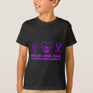 T-shirt Fun Chat Peace Love Cure Overdose Support de sensi