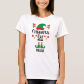 T-shirt Fun Cheerful Elf - Drôle Noël Naming Cadeaux (Devant)