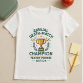 T-shirt Fun Chemise Parent; Parent Portal Edition School