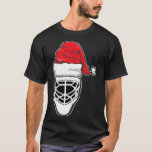 T-shirt Fun Christmas Hockey Goalie Masque Santa Hat Xmas<br><div class="desc">Amusants Noël Hockey Goalie Masque Santa Hat Xmas Cadeau</div>