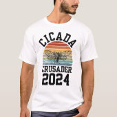 T-shirt Fun CICADA CRUSADER 2024 (Devant)