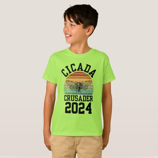 T-shirt Fun CICADA CRUSADER 2024 Enfants (Devant entier)