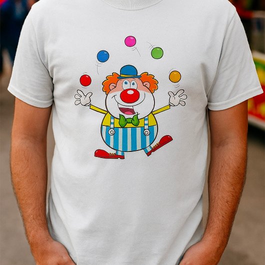 T-shirt Fun Circus Clown Jongler des balles
