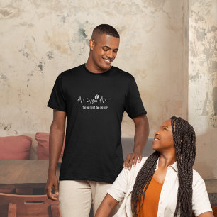 T-shirt fun Coffee Work Citer le booster silencieux