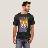 T-shirt Fun Corgi (Devant entier)