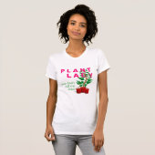 T-shirt Fun CRAZY PLANTE LADY (Devant entier)