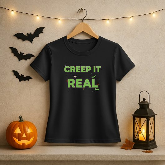T-shirt Fun Creux It Real Slime Vert Éffrayant Halloween