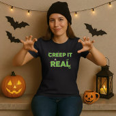T-shirt Fun Creux It Real Slime Vert Éffrayant Halloween