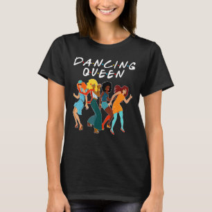 T-shirt Fun Dancing Queen Disco Dance Club Party les année