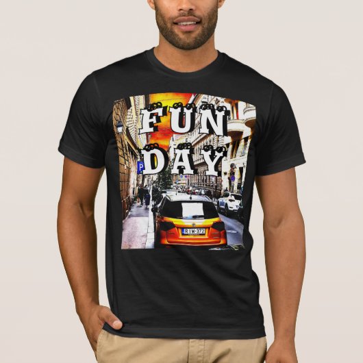T-shirt Fun Day road (Devant)