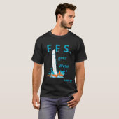 T-shirt Fun Fast Sailing obtenir une Weta orange - quoi d' (Devant entier)