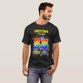 T-shirt Fun Fireworks, Rainbow Look "55", 55e anniversaire (Devant entier)