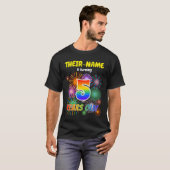 T-shirt Fun Fireworks, Rainbow Look "5", 5e anniversaire (Devant entier)