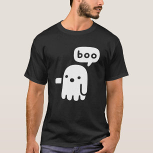 T-shirt Fun Fun Chunky Fantôme De Désapprobation Boo Hallo