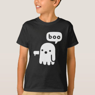 T-shirt Fun Fun Chunky Fantôme De Désapprobation Boo Hallo