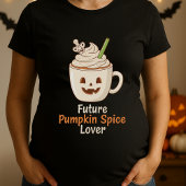 T-shirt Fun Futur Citrouille Épice Lover Grossesse Hallowe