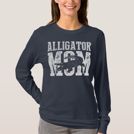 T-shirt Fun Gator mère Reptile Alligator maman  (Devant)