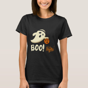 T-shirt Fun Ghost Player Boo Basketball Halloween Costume