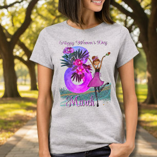 T-shirt Fun Girl 8 mars Journée internationale des