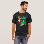T-shirt Fun Goodbye First Grade Hello 2nd Grade Dernier Da (Devant entier)