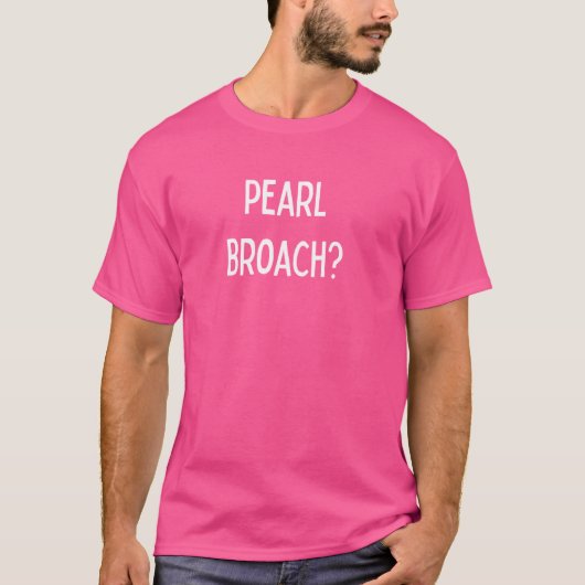 T-shirt Fun Graphic Pearl Broach (Devant)