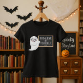 T-shirt Fun Halloween Ghost BOO LIEVE in Yself Teacher