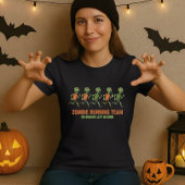 T-shirt Fun Halloween Zombie Courir Le Tee; Pas De Cerveau