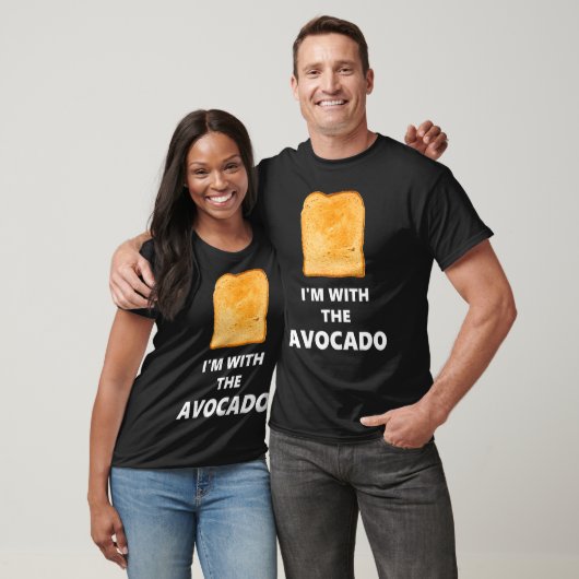 T-shirt Fun I'm with the Avocado Toast Halloween Costume (Unisexe)