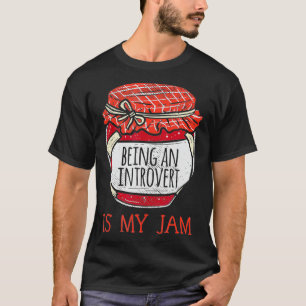 T-shirt Fun Introvert Gift Women Cute Funny Meme Quote I