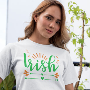 T-shirt Fun Irish Pride Womens