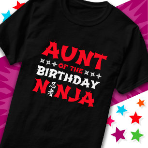 T-shirt Fun Karate Party enfants Tante de l'anniversaire N