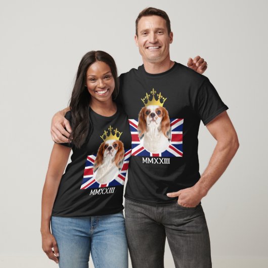 T-shirt Fun KING CHARLES Espagne Union Jack (Unisexe)