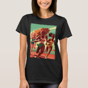 T-shirt Fun Longue Distance Femme Coureur cross Pays et